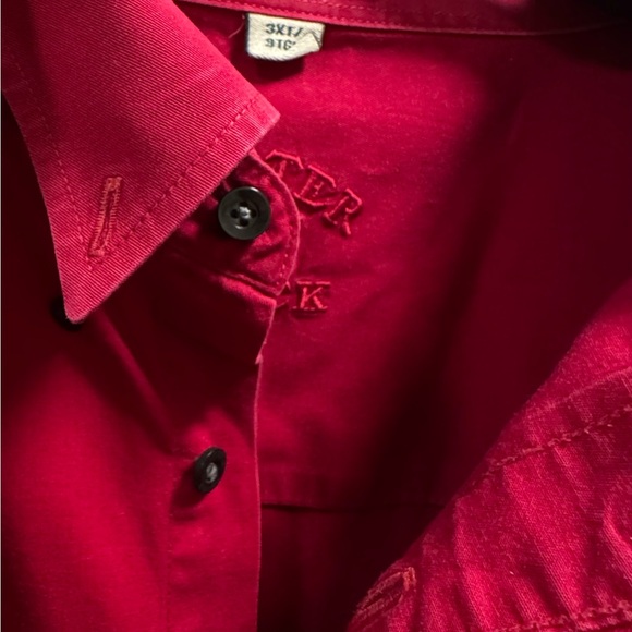 Cutter & Buck Men’s 3XT (Big & Tall) Red Button-Down Shirt - Picture 7 of 7